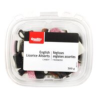 Quality Foods - English Licorice Allsorts, 300 Gram