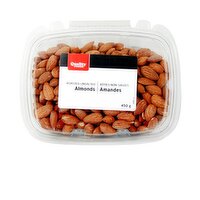 Quality Foods - Roasted Unsalted Almonds, 450 Gram