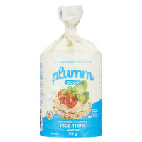 Plumm Good - Rice Thins Quinoa Unsalted, 95 Gram