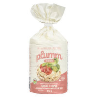 Plumm Good - Rice Thins Seas Salt Whole Grain Gluten Free, 95 Gram