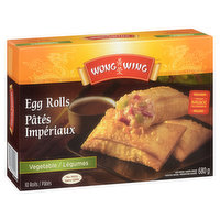 Wong Wing - Vegetable Egg Rolls, 10 Each