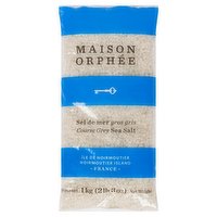 Maison Orphee - Sea Salt Grey Coarse, 1 Kilogram