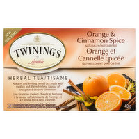 Twinings - Orange Cinnamon Spice Tea, 20 Each