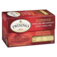 Twinings - English Breakfast Tea, 20 Each
