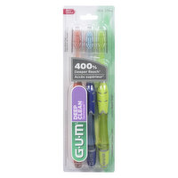 Gum - Tooth Brush - Technique Deep Clean with Covers, 3 Each