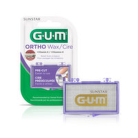 GUM - Ortho Wax With Vitamin E, 12 Each