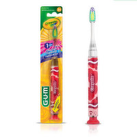GUM - Toothbrush Crayola Flashing LightsTimer - Soft, 1 Each