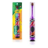 Gum - Crayola Power Toothbrush With Travel Cap - Soft, 1 Each