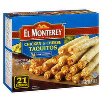 El Monterey - Chicken & Cheese Taquitos, 21 Each
