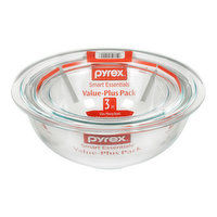 Pyrex - Pyrex Mixing Bowl Set, 3 Each