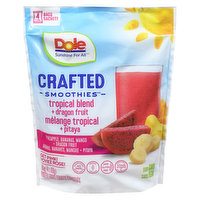 Dole Crafted Smoothie Blends Tropical Fruit - 5 ct Vegan Gluten Free