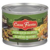 Casa Fiesta - Nacho Sliced Jalapenos, 118 Millilitre