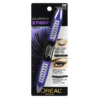 L'Oreal - Voluminous XFiber Wtrproof Mascara- Blackest Black, 12.7 Millilitre