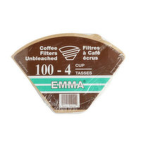 Emma - Coffee Filters 4 Cup, 100 Each