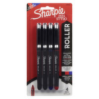 Sharpie - Roller Needle Point Pens, 4 Each