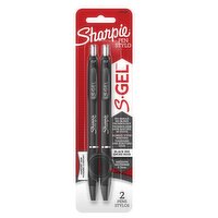 Sharpie - Black Ink Medium Pens, 2 Each