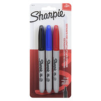 Sharpie Sharpie - Permanent Markers - Fine, 3 Each