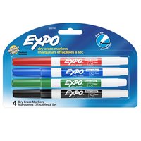 Expo - Dry Erase Markers - Assorted, 4 Each