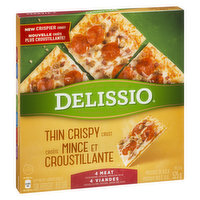 Delissio - Thin Crispy Crust 4 Meat Pizza, 525 Gram