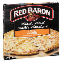 Red Baron - Classic Crust 4 Cheese Pizza, 597 Gram