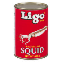 Ligo - Squid In Natural Ink, 425 Gram
