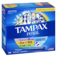 Tampax - Pearl Tampons Triple Pack RSL - Unscented