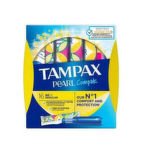 Tampax - Compak Pearl Regular, 16 Each