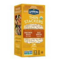 Lundberg - Thin Stackers Brown Rice Cakes Salt Free, 167 Gram