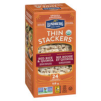 Lundberg - Rice Cakes Thin Stackers Red Rice & Quinoa, 167 Gram