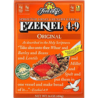 Food For Life - Ezekiel 4:9 Whole Grain Cereal Original, 454 Gram