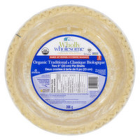 Wholly Wholesome - Organic Pie Shells 9in, Traditional, 2 Each