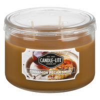 Candle Lite - Candle Lite Cinnamon Pecan Swirl Candle, 10 Ounce