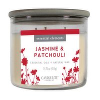 Candle Lite - Jasmine & Patchouli Candle Jar, 418 Gram