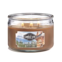 Candle-Lite - Cabin Retreat Candle Jar, 3 Wick, 283 Gram