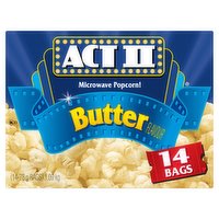 ACT II - Microwave Popcorn Butter Flavour, 14 Each