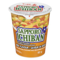 Sapporo Ichiban - Beef Flavour Noodle Soup Cup, 64 Gram