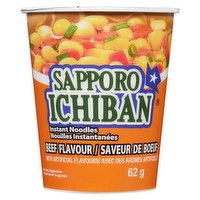 SAPPORO Ichiban - Instant Noodles Cup, Beef, 62 Gram