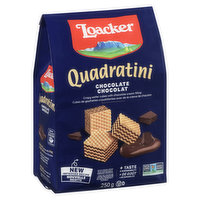 Loacker - Wafer Cookies, Quadratini Chocolate, 250 Gram