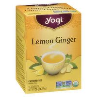 Yogi - Lemon Ginger Tea, 16 Each