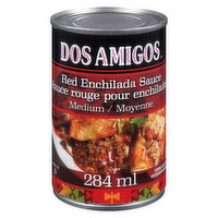 Dos Amigos - Red Enchilada Sauce Medium, 284 Millilitre