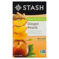 Stash - Green Tea Ginger Peach with Matcha