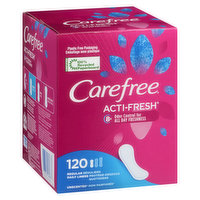 Carefree - Acti-Fresh Body Shape Pantyliners - Regular, 120 Each