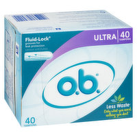 o.b. - Ultra Tampons, 40 Each