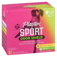 Playtex Sport Odor Shield Tampons Duo Pack Regular/Super Absorbency  Unscented, 32 ct - City Market