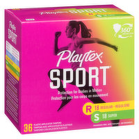 Playtex - Sport Tampons Unscented Multipack, 36 Each