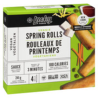 Lucky Food - Original Veggie Spring Rolls, 241 Gram