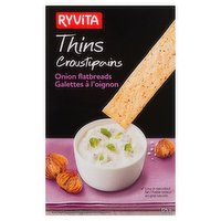 RYVITA - Thins Onion Flatbreads, 125 Gram