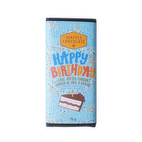 Seattle Chocolate - Milk Chocolate Truffle Bar - Birthday Cake
