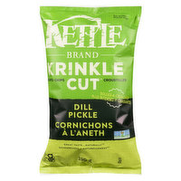 Kettle Brand - Krinkle Cut Dill Pickle Potato Chips, 198 Gram
