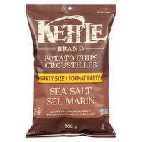 Kettle Brand - Sea Salt Potato Chips, Party Size, 368 Gram
